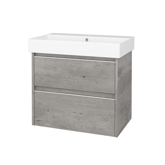 Skříňka pod umyvadlo BONO SZZ2 70 (umyvadlo Glance)  - D15 Nebraska - D26 Ontario