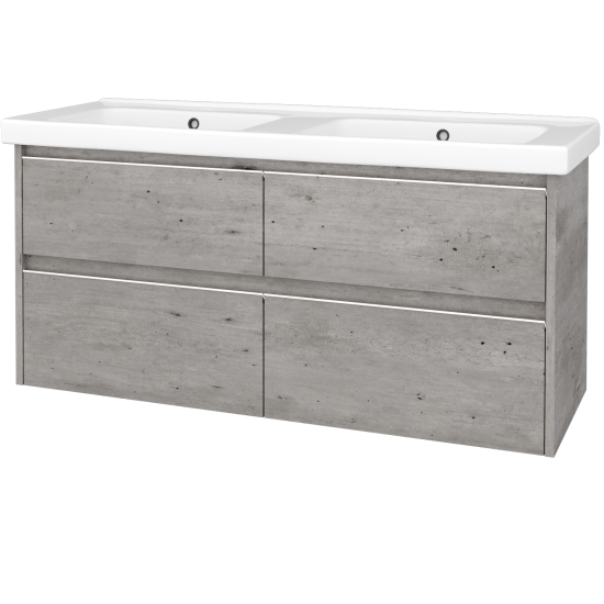 Skříňka pod umyvadlo BONO SZZ4 125  - D15 Nebraska - D20 Galaxy