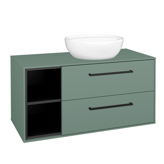 Skříňka pod umyvadlo KVADRO SZZ2O2L 100 (umyvadlo Nikolo 2) 