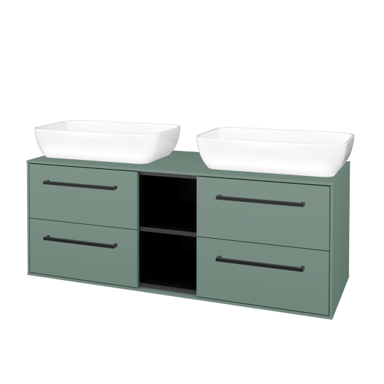 Skříňka pod umyvadlo KVADRO SZZ4O2 130 (umyvadlo Felis 1) 