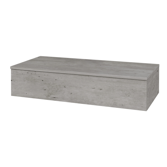Skříňka pod umyvadlo MODULE SZZ 100 (bez umyvadla)  - D01 Beton - D01 Beton - Ne