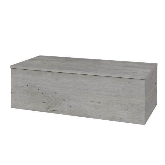 Skříňka pod umyvadlo MODULE SZZ1 100 (bez umyvadla)  - D01 Beton - D01 Beton - Ne