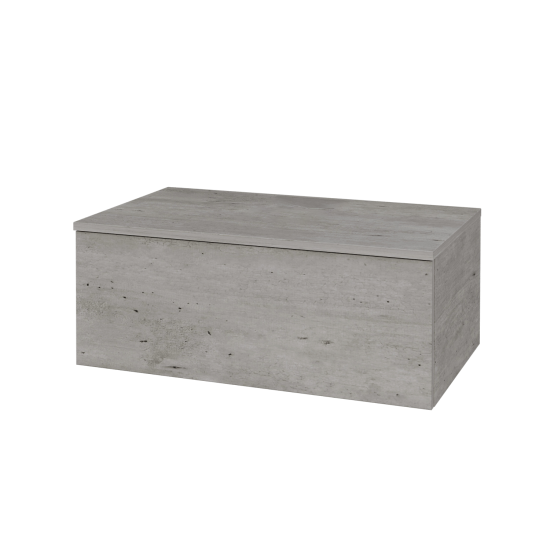 Skříňka pod umyvadlo MODULE SZZ1 80 (bez umyvadla)  - D01 Beton - D01 Beton - Ne