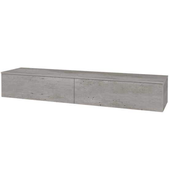 Skříňka pod umyvadlo MODULE SZZ12 200 (bez umyvadel)  - D01 Beton - D01 Beton - Ne