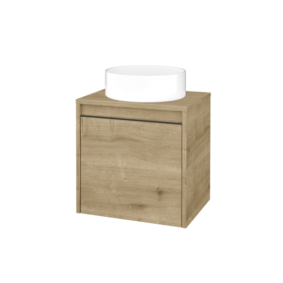 Skříňka pod umyvadlo VISIT SZD 50 (umyvadlo Circo)  - D09 Arlington - Úchytka T33 - D09 Arlington