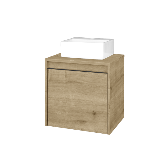 Skříňka pod umyvadlo VISIT SZD 50  - D09 Arlington - Úchytka T33 - D15 Nebraska - Levé - Ne