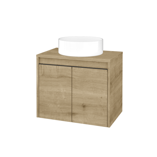 Skříňka pod umyvadlo VISIT SZD2 60 (umyvadlo Circo)  - D09 Arlington - Úchytka T33 - D09 Arlington