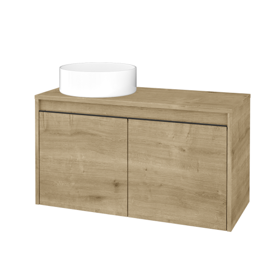 Skříňka pod umyvadlo VISIT SZD2 90 (umyvadlo Circo)  - D09 Arlington - Úchytka T33 - D09 Arlington