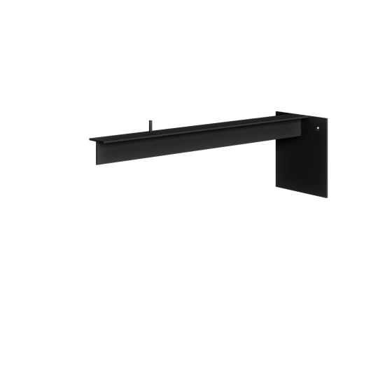 Skrytá konzole (40 cm) - černá 