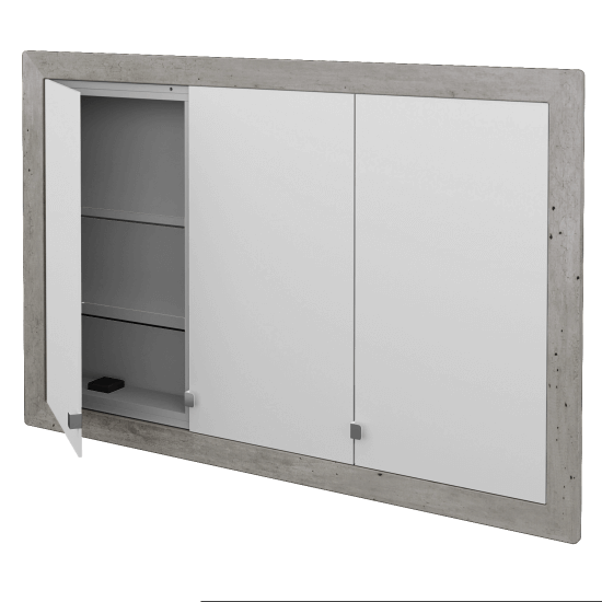 Třídveřová galerka GRID GA3OE 120 