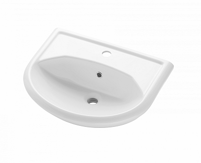 UJUT 55 keramické umyvadlo - BÍLÉ 