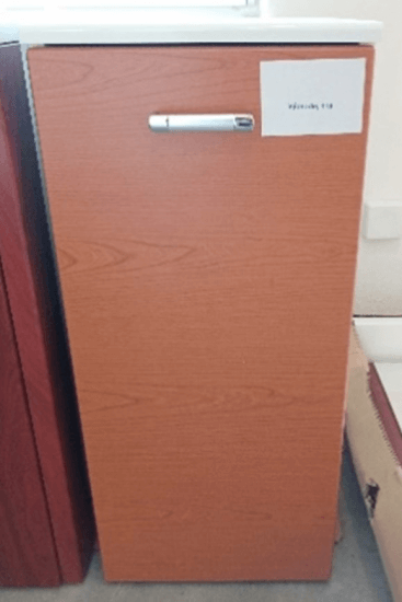 Výprodej 114 - Nízká doplňková skříňka Q350 SNZ koš fol. Třešeň 