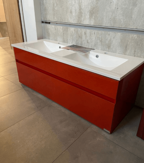 Výprodej 121 - Umyvadlová skříňka LAGONDA SZ 120 MDF ČERV, CZ 