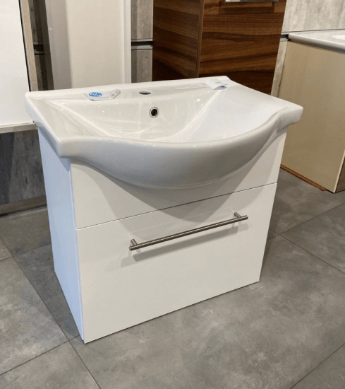 Výprodej 152 - Umyvadlová skříňka SIRI SZ 60 - Bílá lesk 