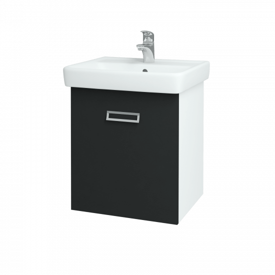 Výprodej 228 - Q MONO 550 sp. skříň vč. umyv. - ANTRACIT vys.lesk 