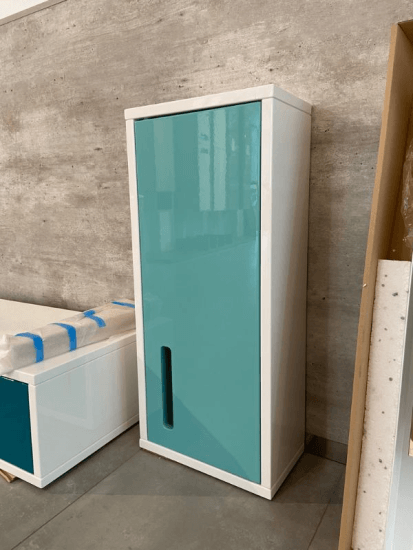 Výprodej 23 - RETRO SY 35 - Bílá lesk/Světle modrá 