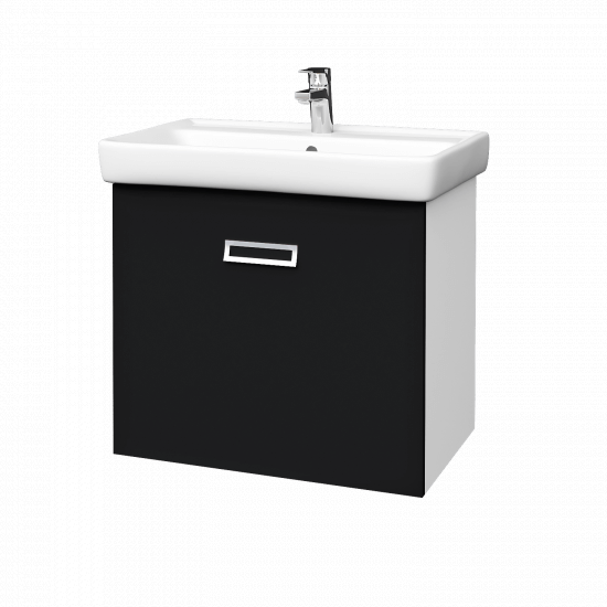 Výprodej 231 - QMONO700Ssp.skříň,ČERNÁ+umyvadlo 