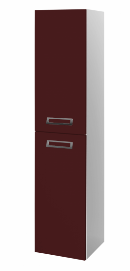 Výprodej 239 - Q MONO 35 L/P skříň vysoká - ČERVENÁ  vysoký lesk 