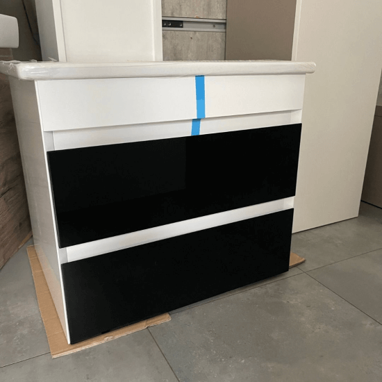 Výprodej 282 - umyvadlová skříňka MAJESTY SZZ2 60 + ker. umyvadlo Euphoria. 