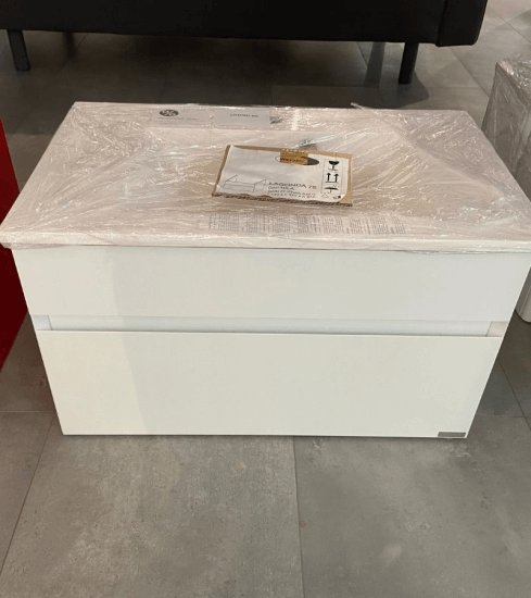 Výprodej 300 - Umyvadlová skříňka LAGONDA SZZ2 75 + umyvadlo Slim 75 