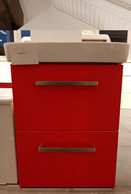 Výprodej 34 - ANGELIKA 500 s Umyvadlem DREJA MINI 500 - Červená LTD 