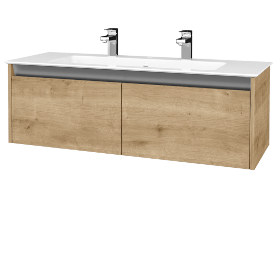 Výprodej 359 - Koupelnová skříň BONO SZZ2 120 Arlington + umyvadlo Pura 120 