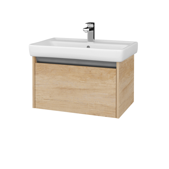 Výprodej 373 - Koupelnová skříň BONO SZZ 70 Nebraska + umyvadlo Q 