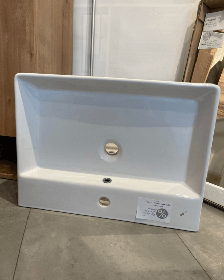 Výprodej 454 - bílé keramické umyvadlo 