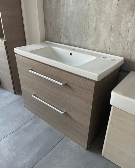 Výprodej 466 - umyvadlová skříňka BIG INN SZZ2 100 (D03/D03) + um. Harmonia 100 