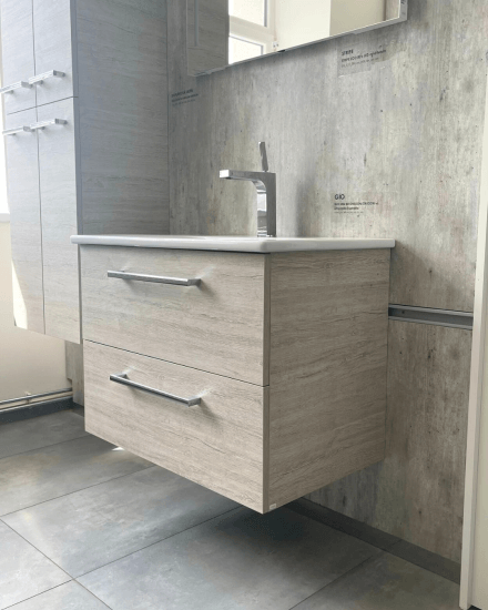 Výprodej 472 - Umyvadlová skříňka GIO SZZ2 80, D05/D05, T03 + um. Euphoria 80 