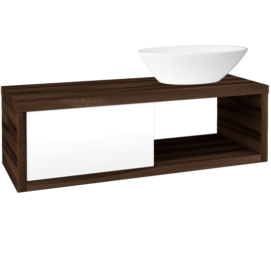 Výprodej 522 - Umyvadlová skříňka STORM SZZO 120 - D06/L01, P + umyvadlo Triumph  - 