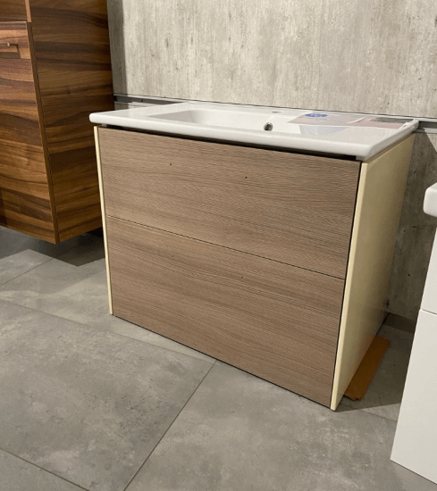 Výprodej 55 - TOO SZZ2 IVORY/D03 - vč. umyvadla Euphoria (úchytka viz. Foto nízké skříně) 