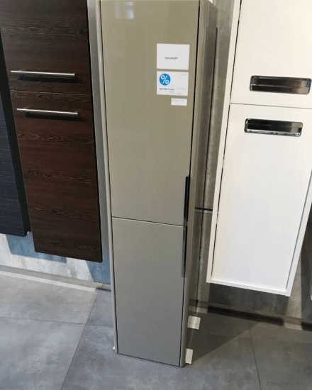 Výprodej 89 - ENZO 35 L/P skříň vysoká - béžová vys. lesk vč. boků 