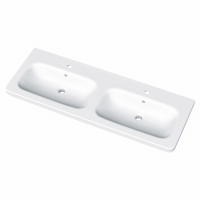 Durastyle 130 keramické dvojumyvadlo - bílé 