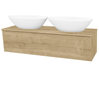 Koupelnová skříňka INVENCE SZZ 125 (2 umyvadla Triumph) 