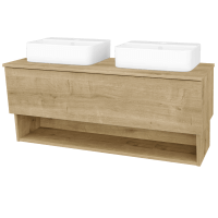 Koupelnová skříňka INVENCE SZZO 125 (2 umyvadla Joy 3) 