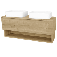 Koupelnová skříňka INVENCE SZZO 125 (2 umyvadla Joy) 