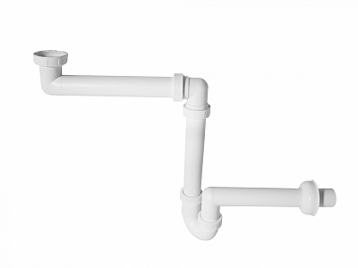 Nábytkový sifon DN40 - plast 