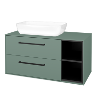 Skříňka pod umyvadlo KVADRO SZZ2O2P 100 (umyvadlo Felis 1) 