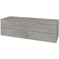 Skříňka pod umyvadlo MODULE SZZ4 140 (bez umyvadel) 