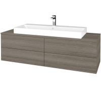 Umyvadlová skříňka MODULE SZZ4 140 umyvadlo Glance