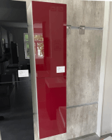 Výprodej 235 - vysoká skříň INFINITY SVZ 37 Červená lesk 