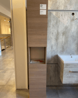 Výprodej 449 - vysoká skříň DOS SVD2O 35 - D03 Café/D03 Café 