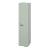 Vysoká koupelnová skříň s košem na prádlo PORTO SVD2K 35 