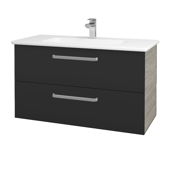 Umyvadlová skříňka GIO SZZ2 100  - D05 Oregon - Úchytka T01 - N03 Graphite