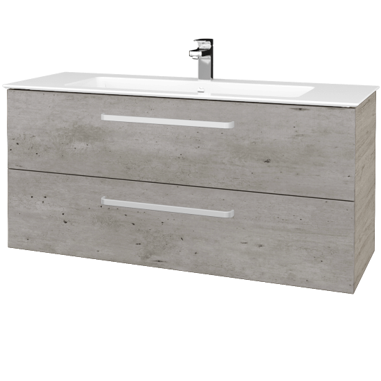 Umyvadlová skříňka GIO SZZ2 120  - D05 Oregon - Úchytka T01 - D01 Beton
