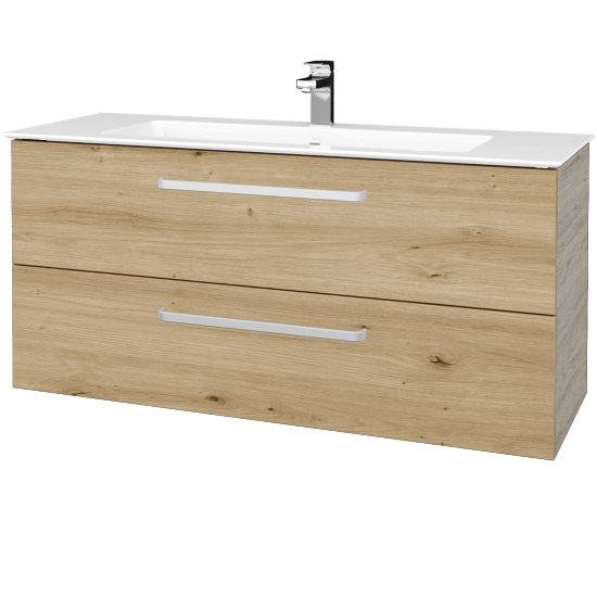 Umyvadlová skříňka GIO SZZ2 120  - D05 Oregon - Úchytka T01 - D22 Karamel