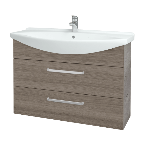 Umyvadlová skříňka TAKE IT SZZ2 105  - D01 Beton - Úchytka T01 - D03 Cafe