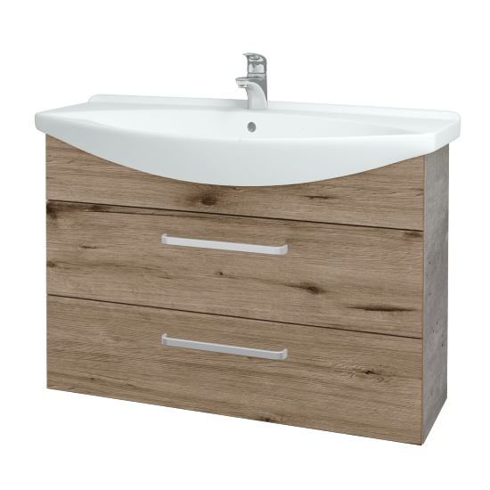 Umyvadlová skříňka TAKE IT SZZ2 105  - D01 Beton - Úchytka T01 - D23 Herkules