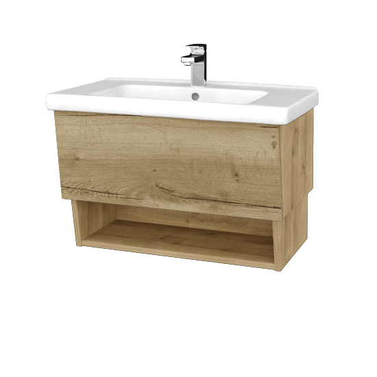 Koupelnová skříňka INVENCE SZZO 80 (umyvadlo Harmonia)  - D09 Arlington - D26 Ontario